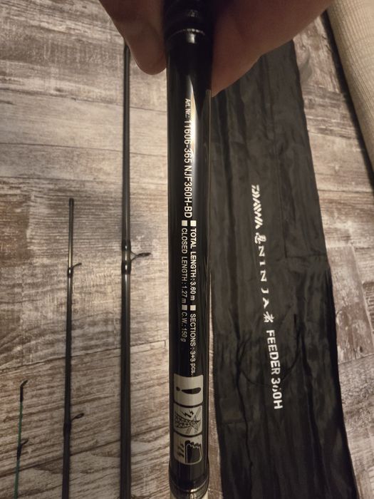 Lanseta Daiwa Ninja 3.60 m 150G /  Mulineta Daiwa N'ZON LT