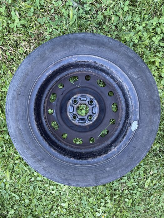 4 бр. стоманени джанти 14” 6J 4x100 с гуми 165/70 R14