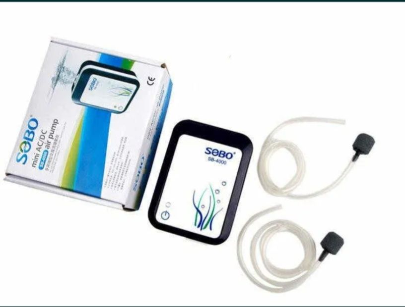 Компрессор аккумуляторный для аквариума SEBO SB-4000. Идеал