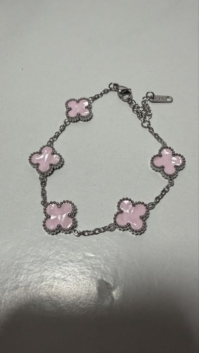 Bratara Trifoi Roz Van Cleef Silver