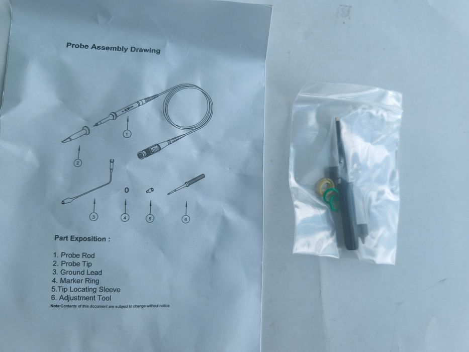 Kit sonda osciloscop 100 MHz