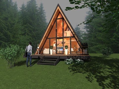 Realizam Case, Cabane stil A-Frame,