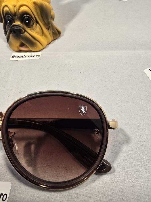 Promotie - Ochelari de soare Rayban Ferrari RB3606, Brown, made in Italy