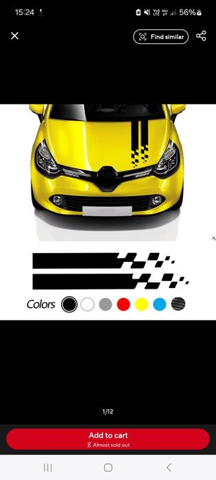 Colant Renault Clio RS