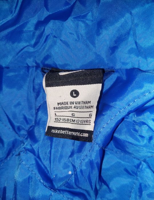 Geaca nike albastră