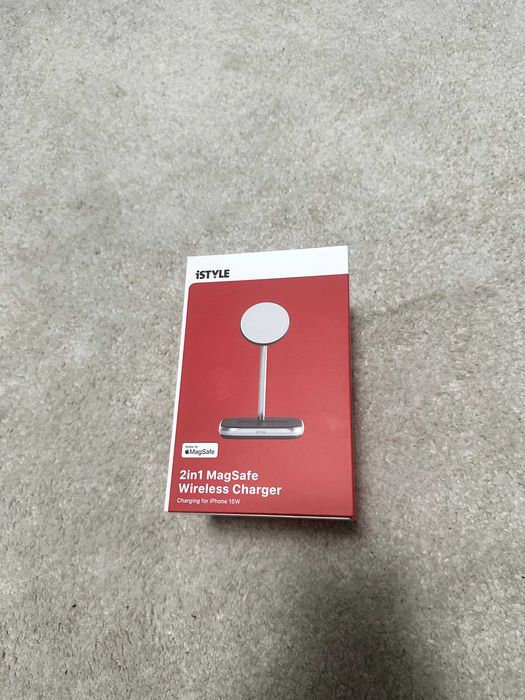 Incarcator Apple telefon , ceas si casti, Charger 2 in 1 MagSafe Wireless