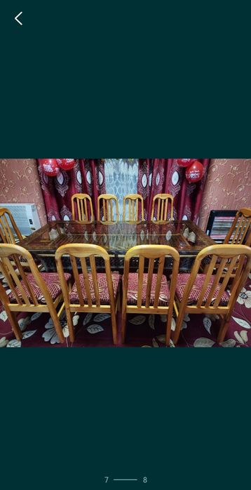 Стол стуллар бор