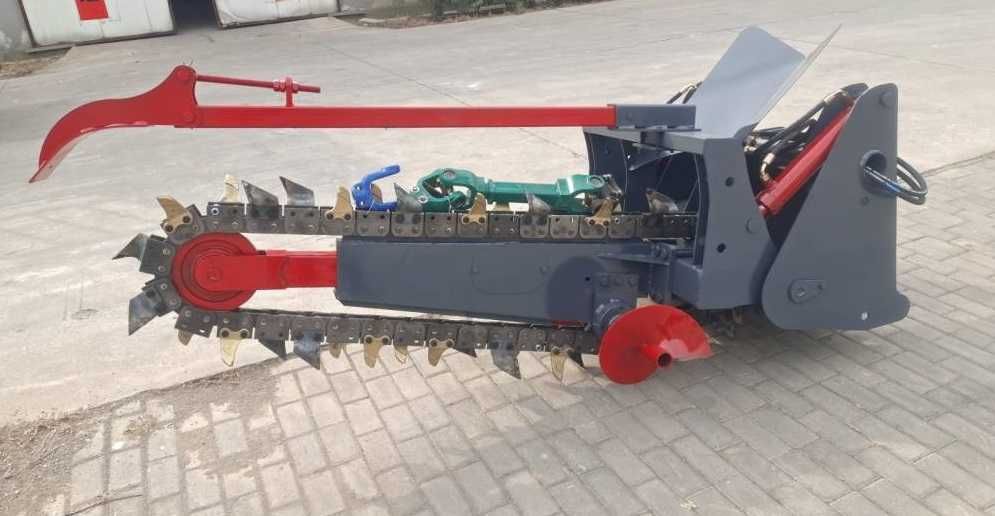 Trencher pentru tractor, dispozitiv de sapat santuri pentru tractor, trencher pt. PTO tractor