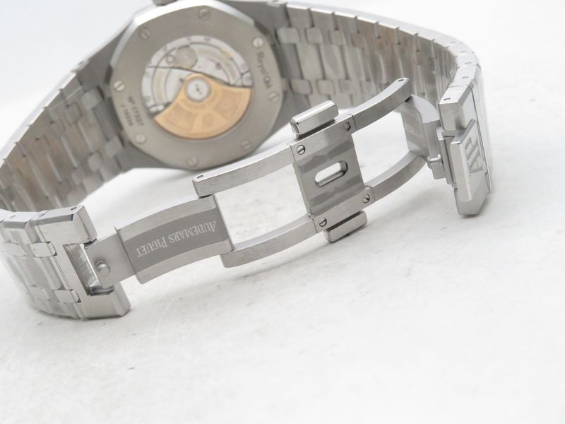 Audemars Piguet Royal Oak 15400 41mm Черен циферблат - мъжки часовник - QC снимки
