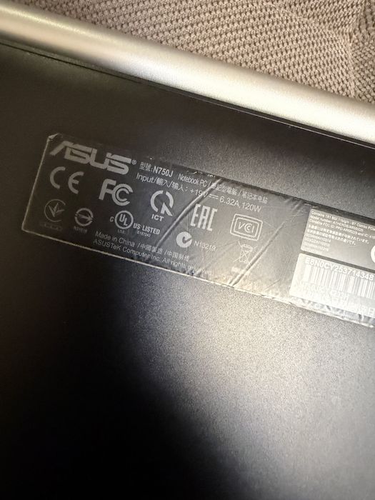 Ноутбук ASUS N750JK