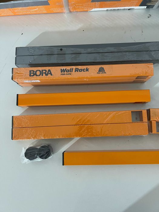 BORA Portamate PBR-0410 – Organizator metalic pentru lemn / raft de perete