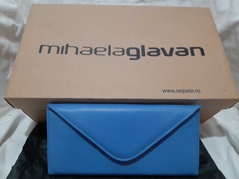 Portofel din piele naturala editie limitata Mihaela Glavan