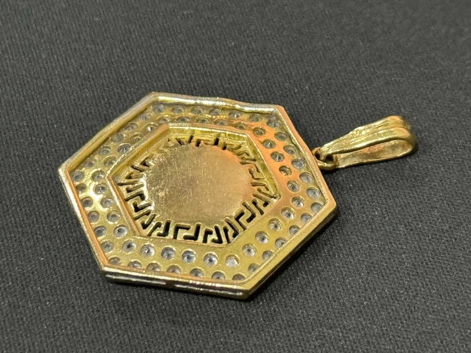 Златна висулка / медальон Versace - 14К(11.45гр)