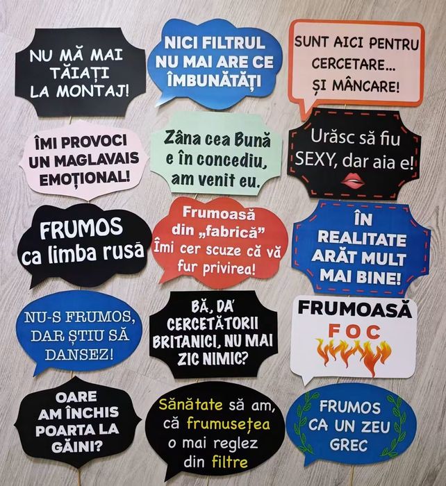 Propsuri recuzită foto mesaje amuzante petrecere