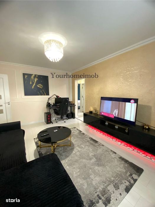 Apartament Rovine 2camere mobilat, utilat, cu centrala 3/4