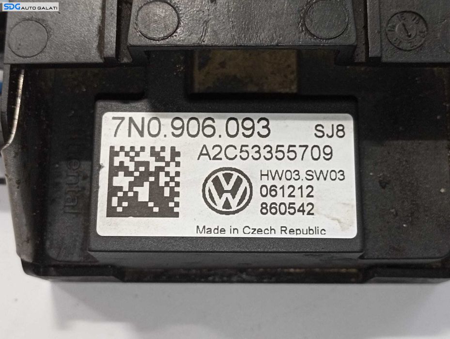 Calculator Modul Pompa Combustibil Volkswagen Sharan 7N 2.0 TDI 2010 - 2015 Cod 7N0906093 A2C53355709 [M6850]