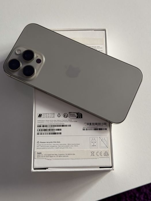 Iphone 16 pro max 256