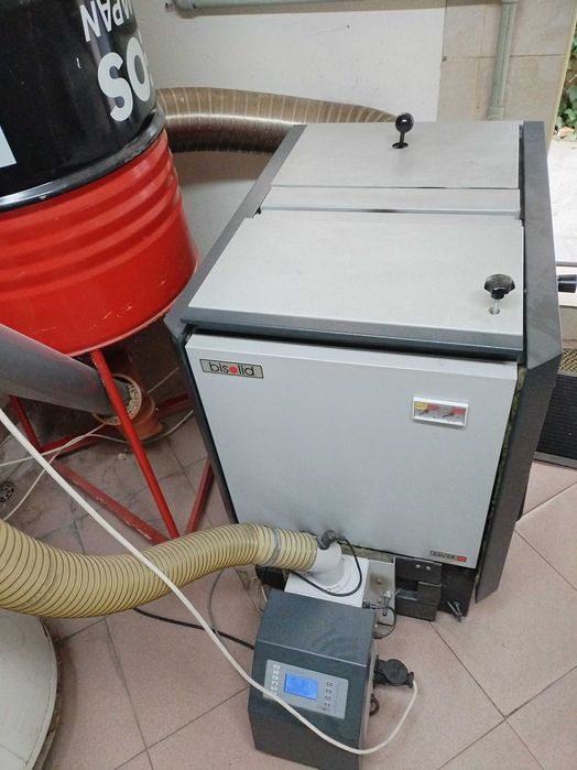 Котел на пелети Bisolid и бойлер 150л