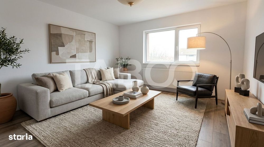 Apartament decomandat 84 mpu 3 camere etaj intermediar Turnisor Sibiu