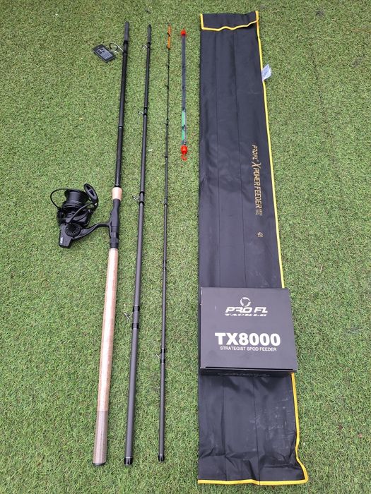 Lanseta Xpower Long Distance 4.2m + Mulineta TX 8000 Spod Feeder