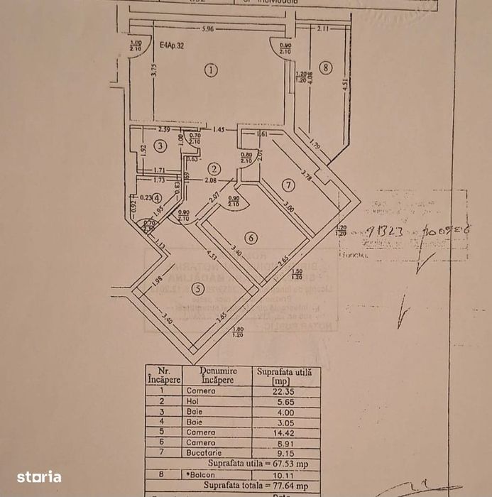 Parc Copou-3 camere-Etaj intermediar