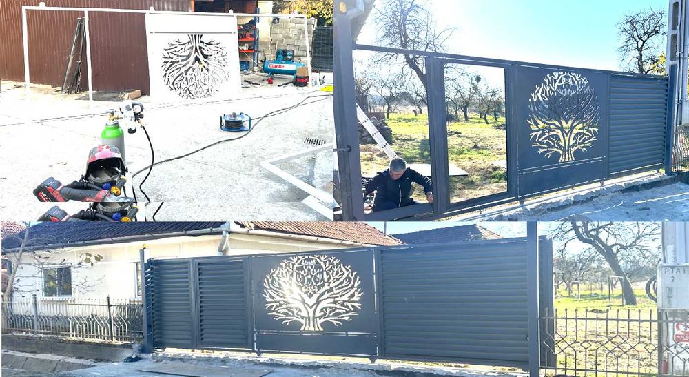 Confectii porti la comanda automatizate cu montaj inclus Negresti