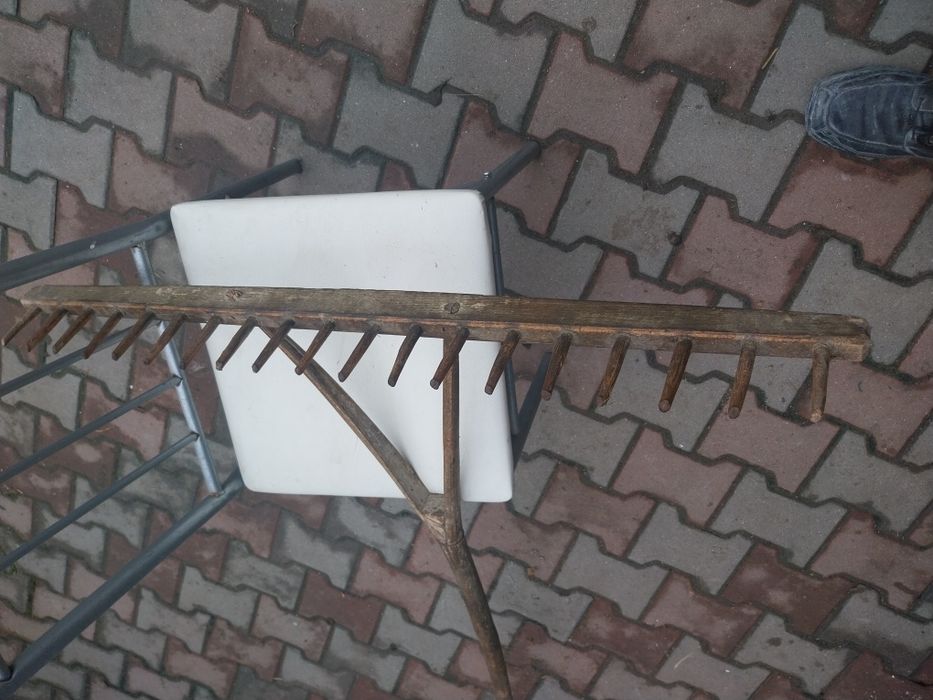 Vand grebla din lemn pt strâns fan