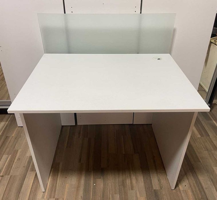 30 buc Mic Birou Alb; Birou PC; Masa de lucru 100x75