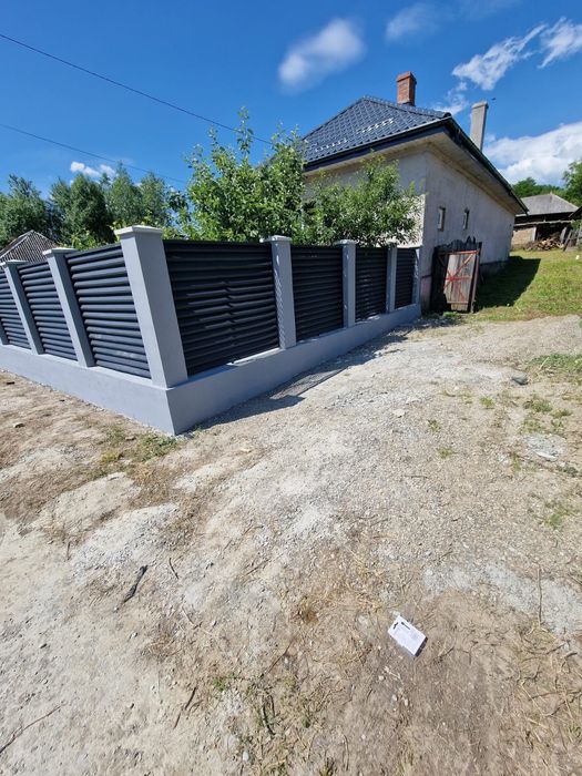 Garduri și porți stil jaluzele șipcă metalica tabla cutata