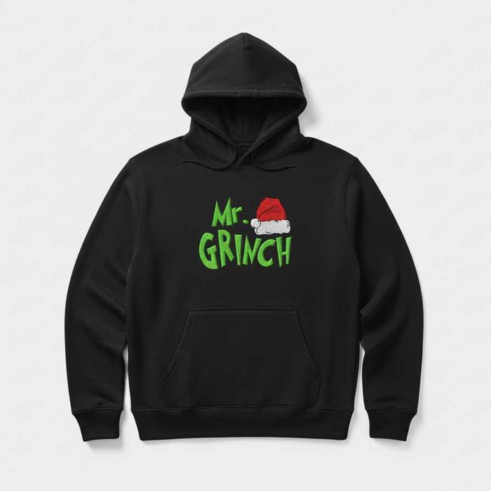 Hanorac Brodat de Crăciun – „Mr. Grinch”