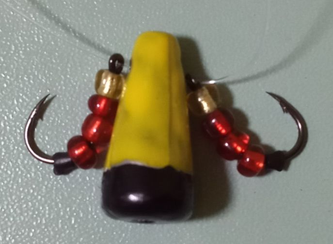 Снасть для ловли окуня "балда"