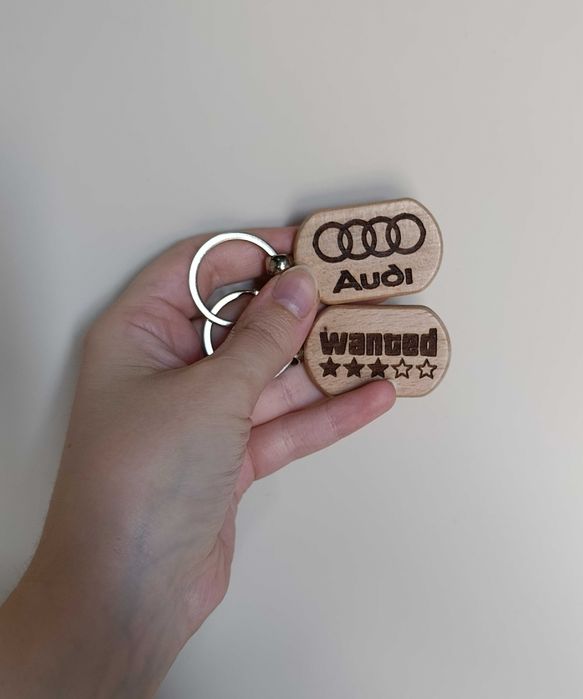 Дървени Ключодържатели на Коли - Мерцедес, БМВ, Тойота, Ауди, Нисан