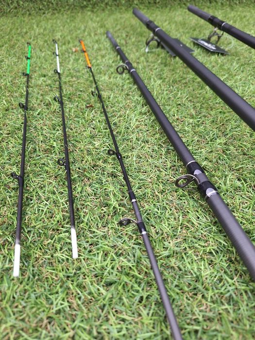 Set 2 lansete de carbon PRO FL ROYAL X Feeder 3.90m 60-180g