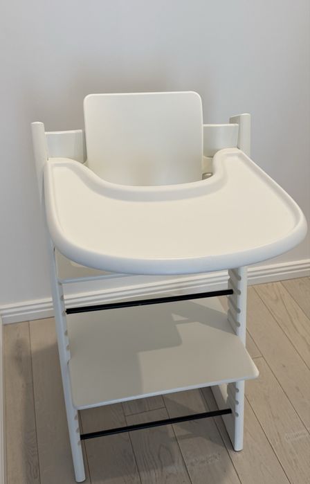 Scaun de masa Stokke Tripp Trapp cu baby set, husa si tavita