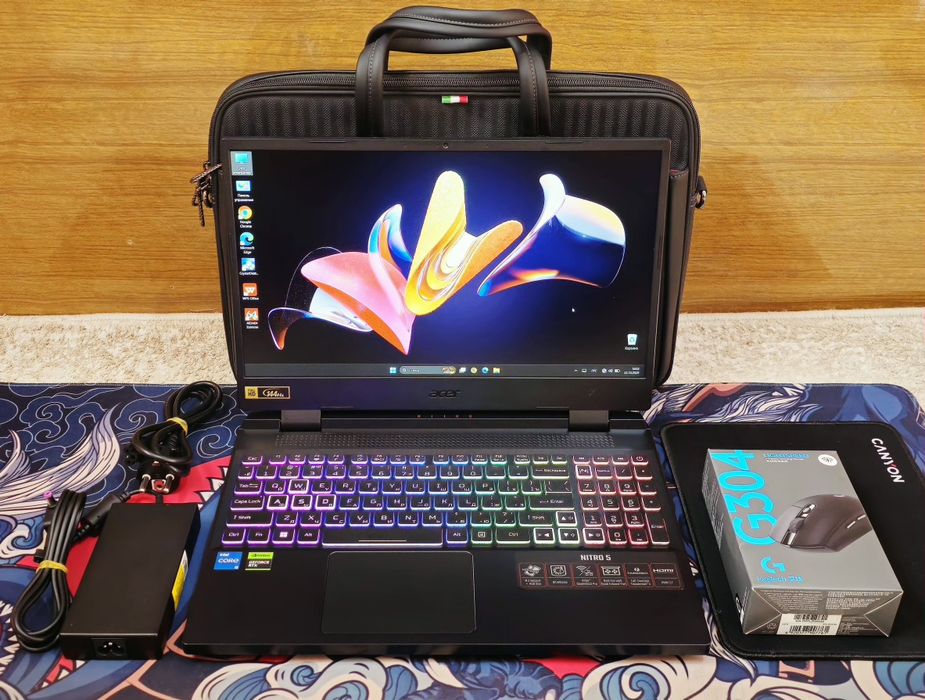 Acer Nitro 5 ozu16, ssd512 RTX, 12 GEN!