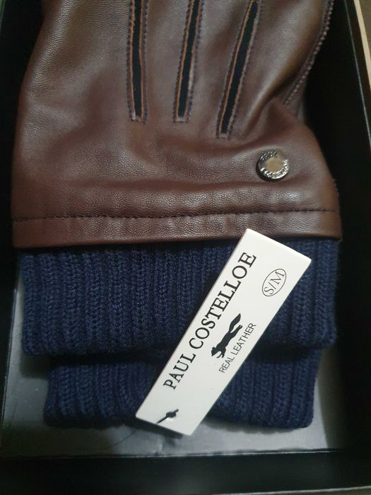 Мъжки кожени ръкавици ,размер S