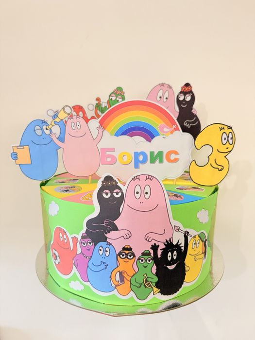 Барбароните картонена хартиена торта Barbaronite