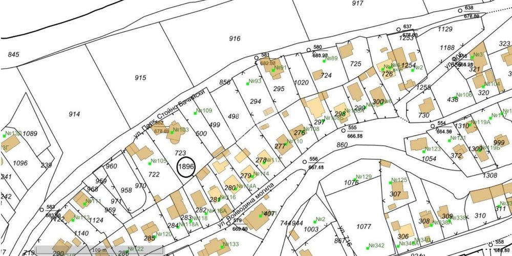 Продава се Парцел в София, Княжево - 1257 кв.м за 96 €/кв.м - Снимка #3