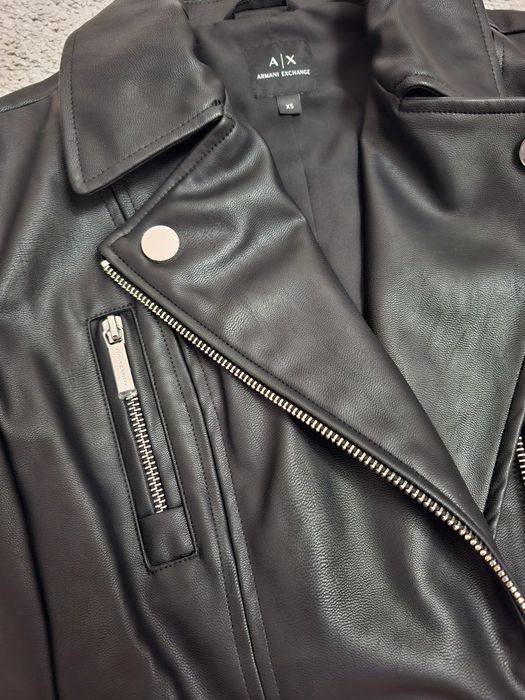 Кожено яке Armani
