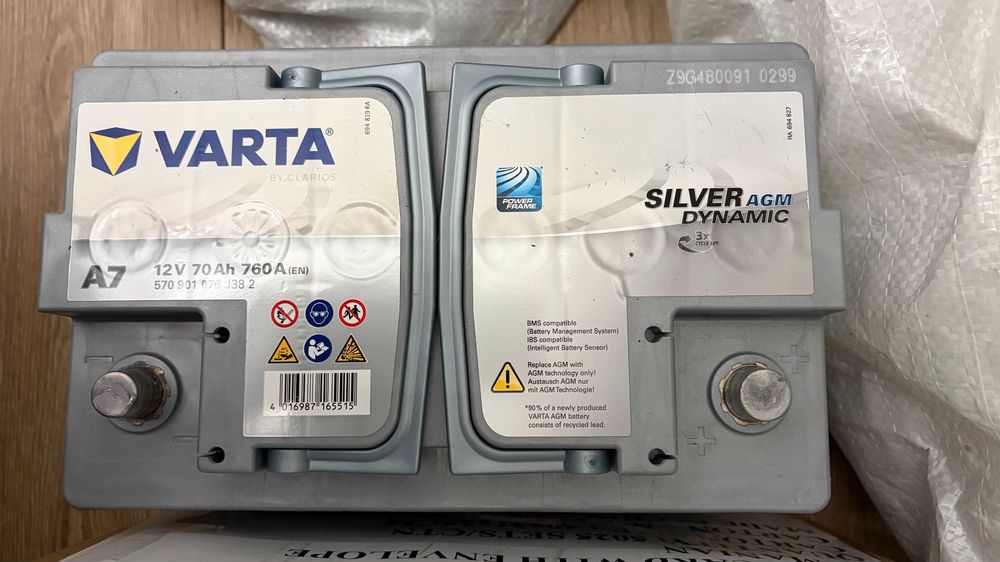 Baterie masina Varta 70 Ah 760A 12V