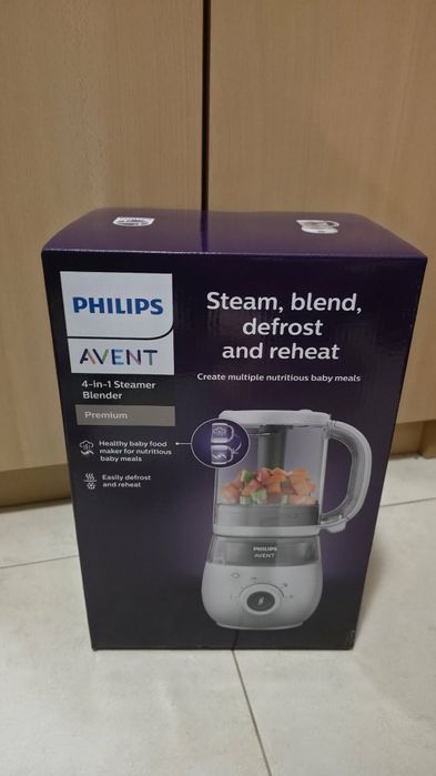 Чисто нов уред за приготвяне на бебешки пюрета блендер 4 в 1 Philips A