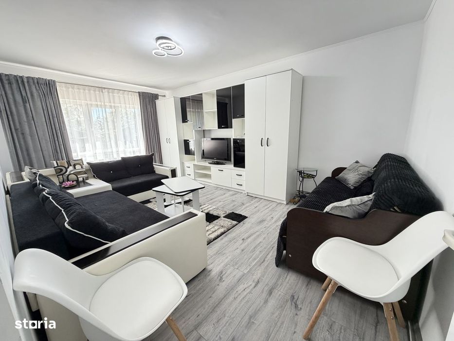 Apartament 2 camere Mioveni, Parter, Piata, mobilat si utilat