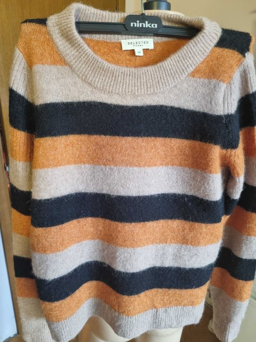 Пуловер  Selected Femme вълна и алпака