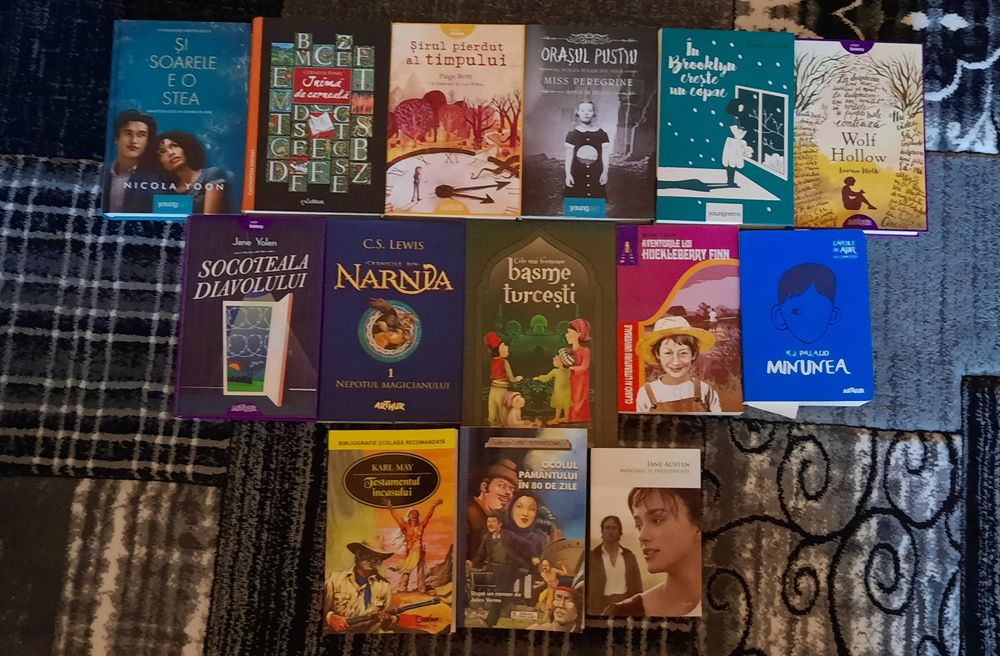 Mini bibliotecă formată din 14 cărți destinată tinerilor