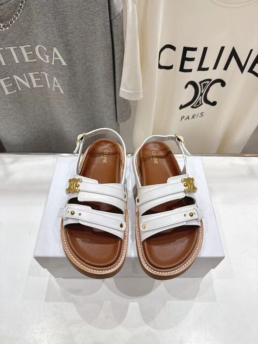 Бели сандали Celine 39/ 40