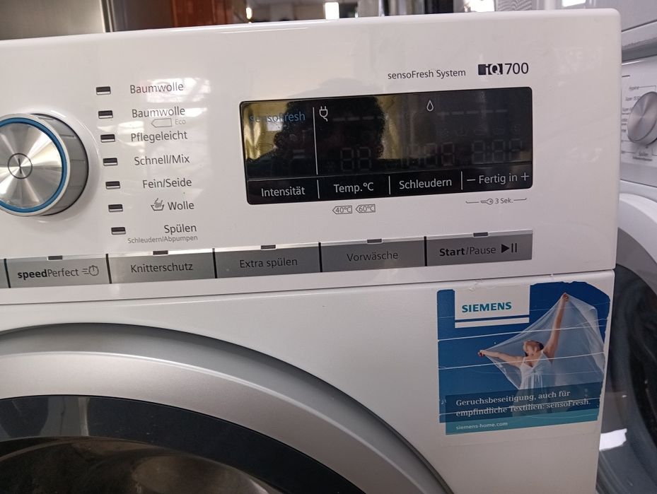 Като нова пералня Сименс Siemens IQ 700  А+++ 9кг 2 години гаранция!