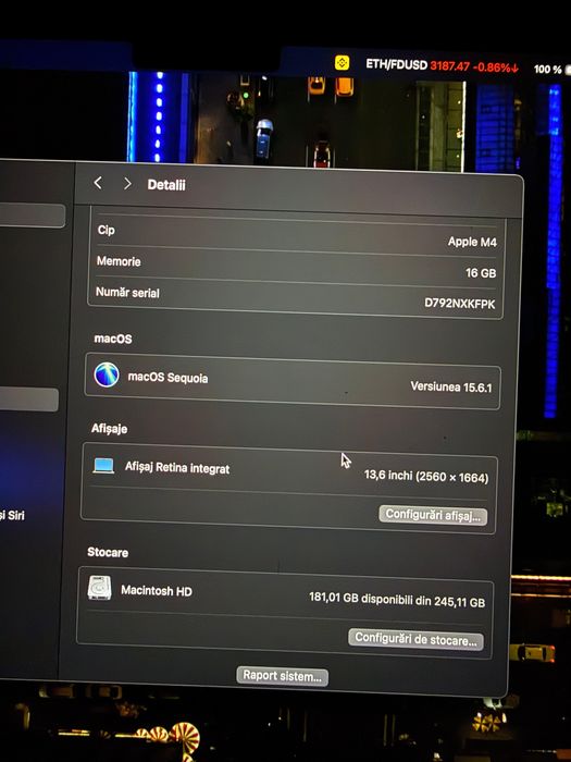 Apple Macbook M4 2025 | NOU | 13" 256GB | 16 GB ram