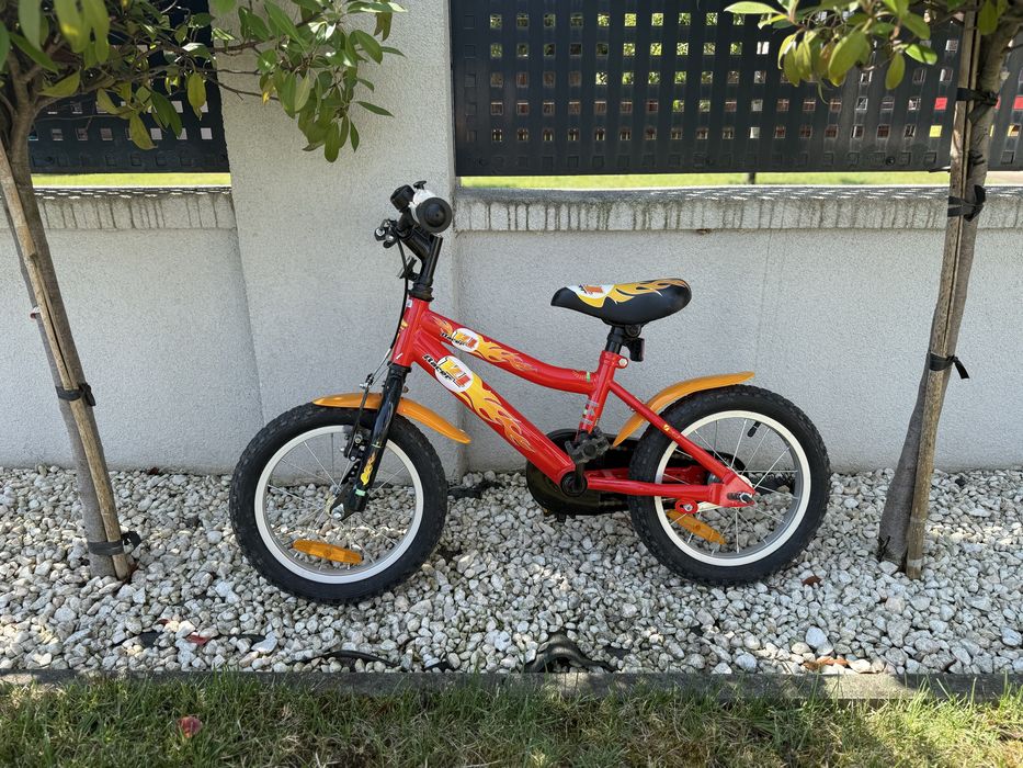 Bicicleta copii, cu roti ajutatoare