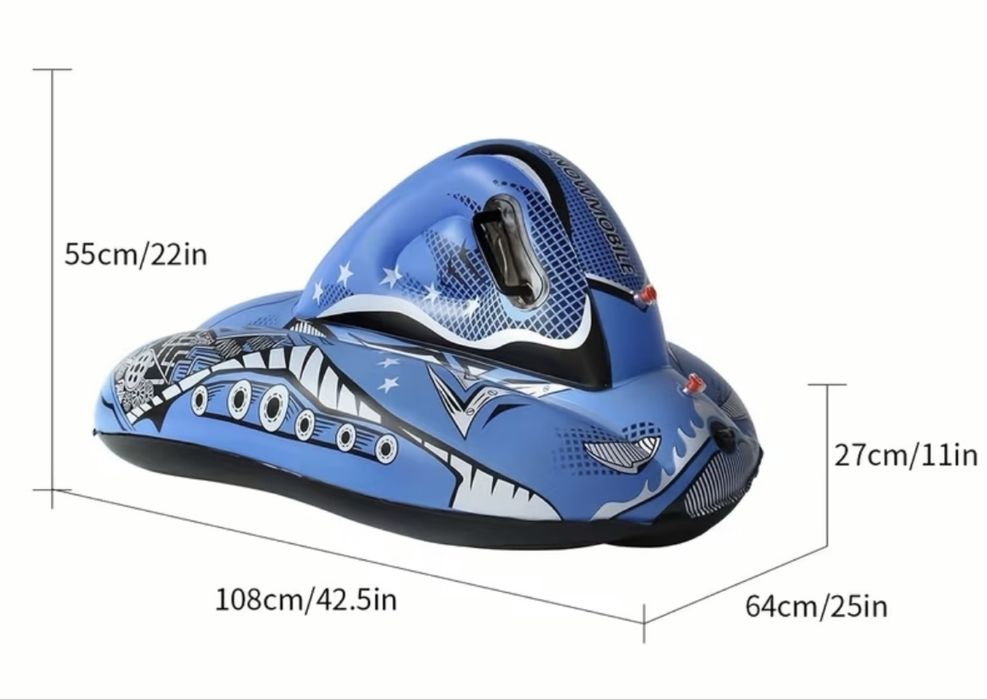 Надуваема шейна/Сноумобил