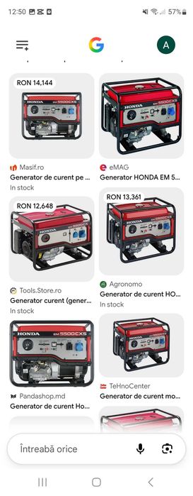 Generator curent